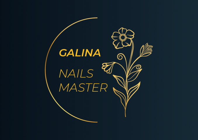 Логотип студии ногтевого сервиса