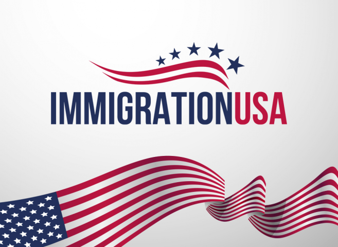 Логотип для сайта immigrationusa.ru