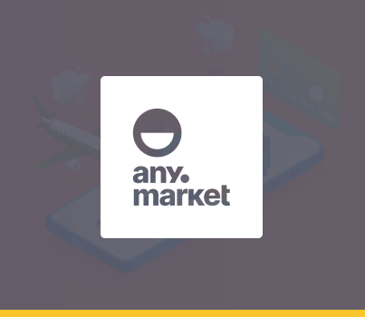 Landing page с анимацией для платформы any.market