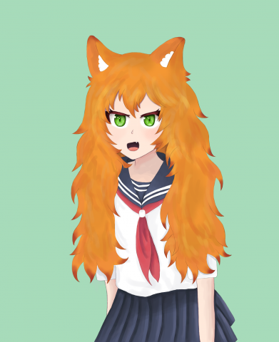 Девочка лиса