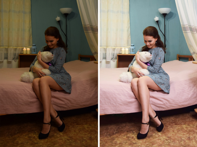 Свето/цветокоррекция