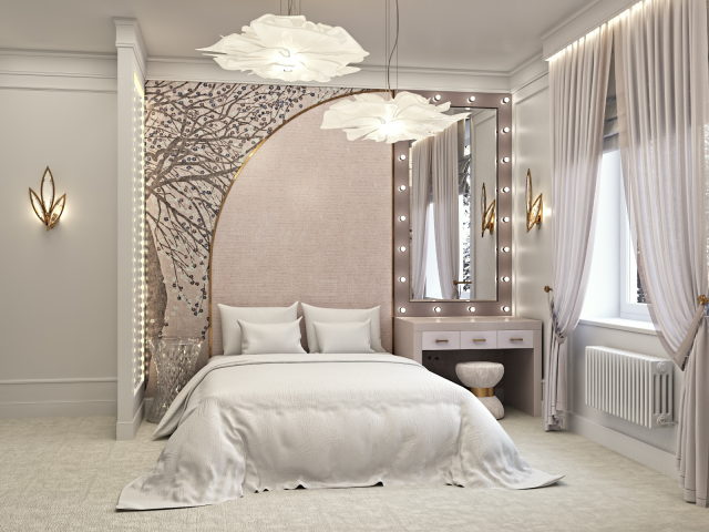 Проект спальни для юной девушки