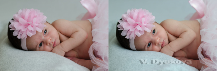 Ретушь младенца