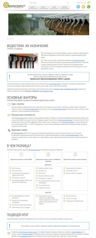 Верстка внутренней страницы (статьи)