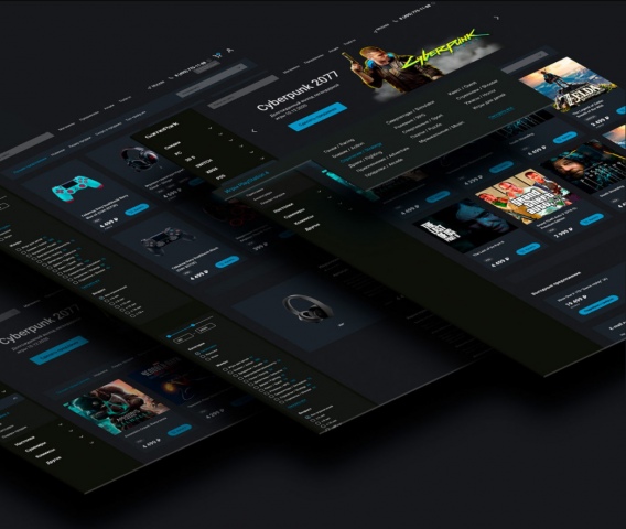 website redesign concept