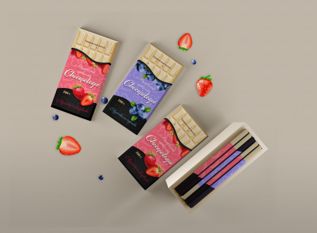 Упаковка шоколада