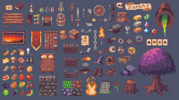 2D pixel elements. Элементы пиксельного уровня.