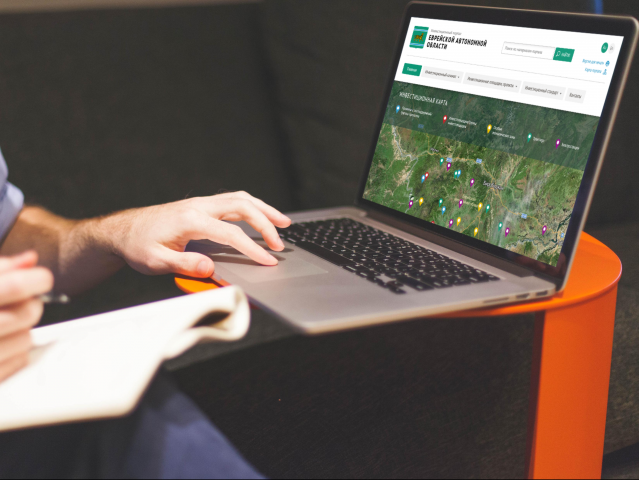 Дизайн инвестпортала Еврейской Автономной области