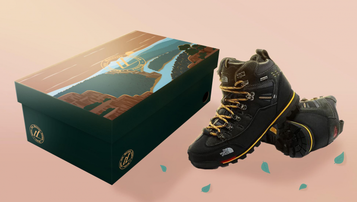 Иллюстрация для коробки обуви