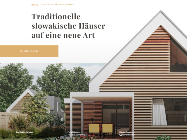 Landing Page Slovensky Dom