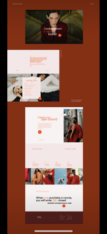 Веб-дизайн сайта в программе figma