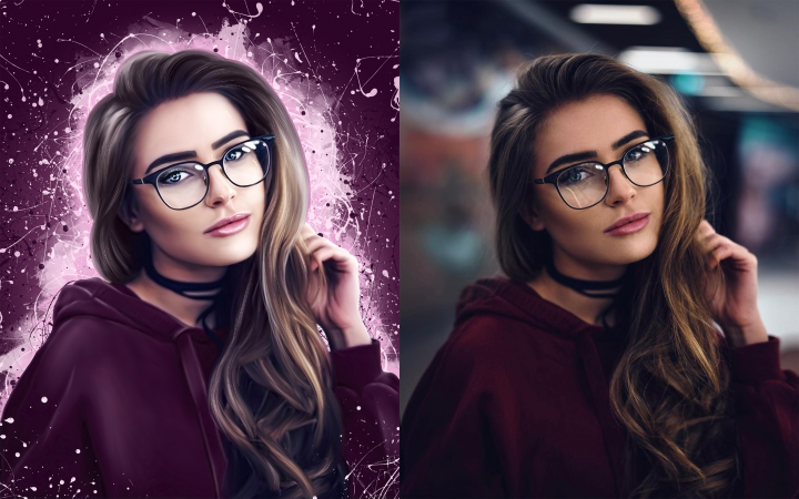 Портрет в стиле "дрим-арт"