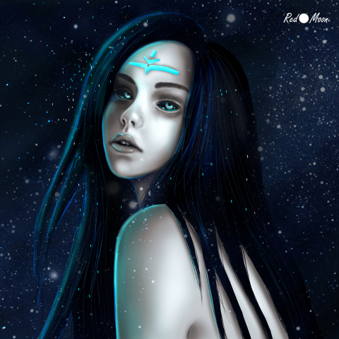 Портрет инопланетянки