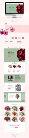 Лэндинг цветочного магазина