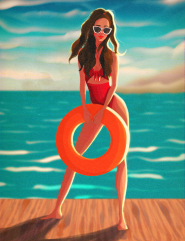 Летняя иллюстрация