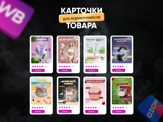Инфографика для маркетплейсов
