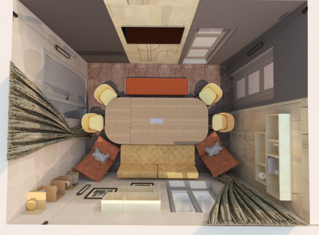 Столовая (вид сверху)