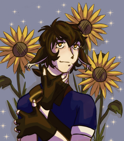 мальчик в стиле аниме