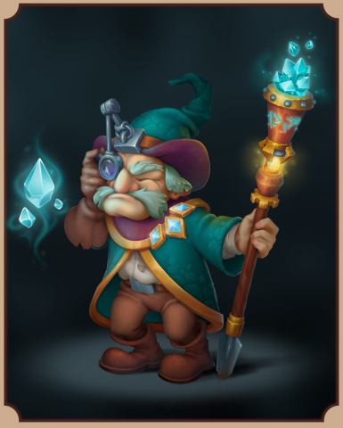 Персонаж Гном-маг.