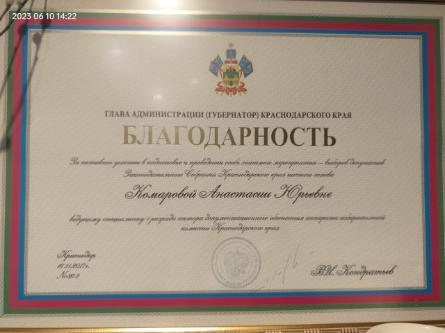 Благодарности