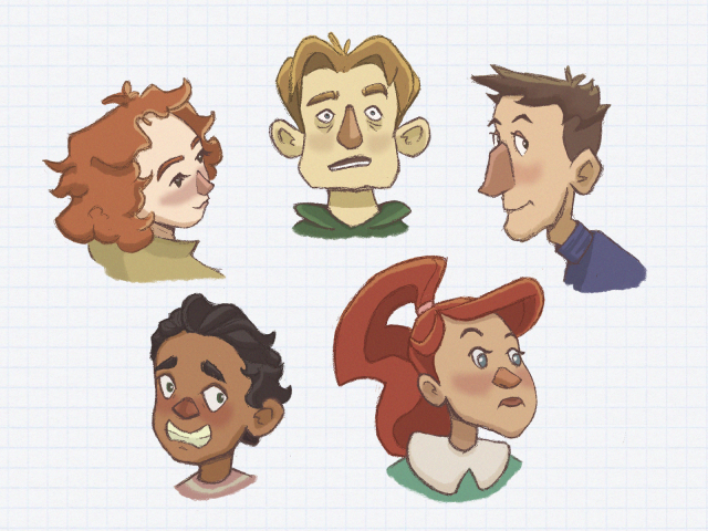 cartoon characters