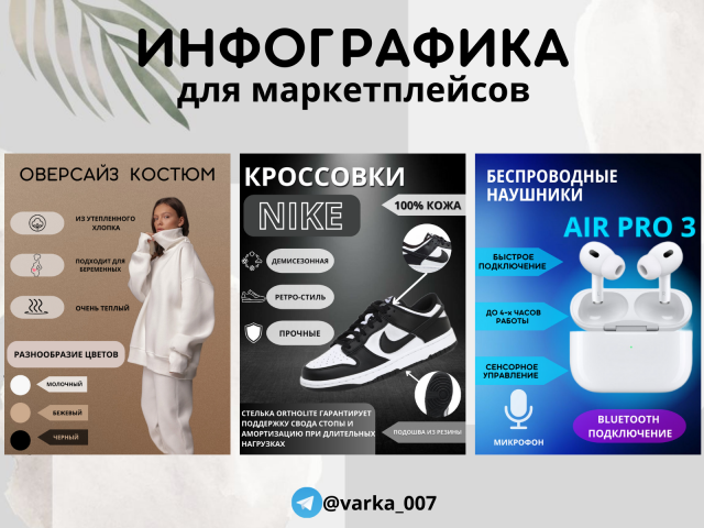 Инфографика для маркетплейсов