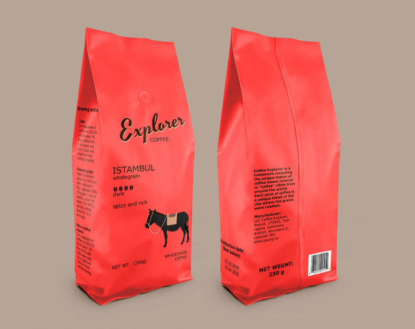 торговая марка зернового кофе "Explorer coffee"