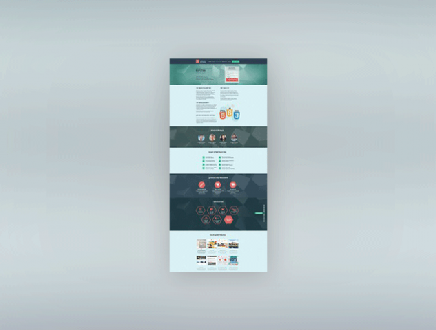 Верстка сайтов (Landing Page)