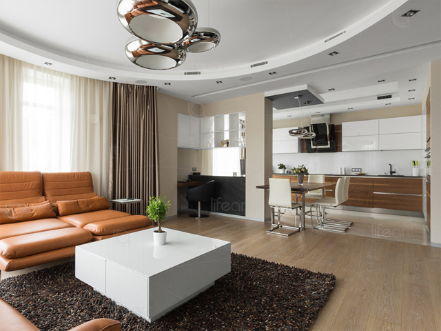 Дизайн гостиной в немецком стиле