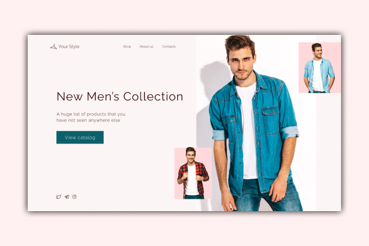 Men's clothing shop