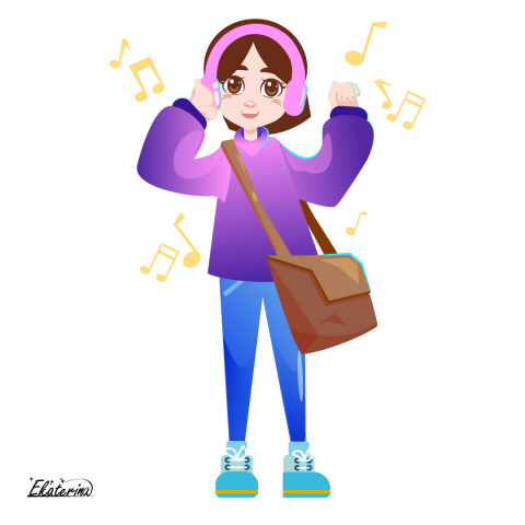 Векторная иллюстрация с персонажем для Мастер-баннера