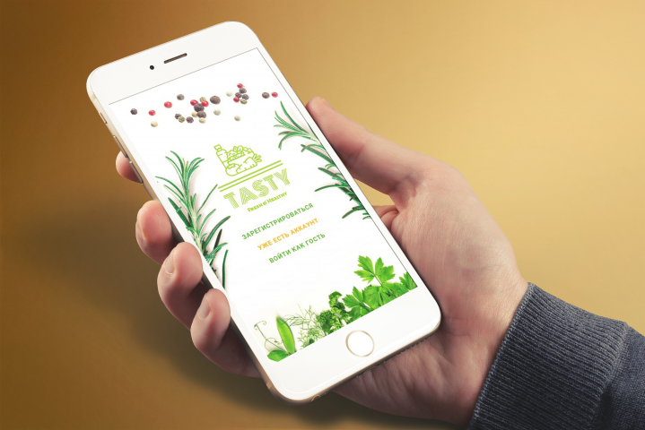 TASTY приложение доставки полезной еды