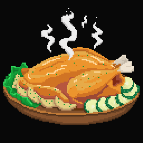 Дичь на блюде