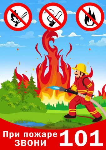 Плакат о пожарной безопасности