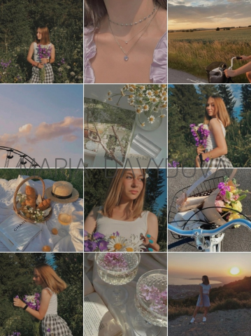 Визуальное оформление аккаунта в социальной сети "Instagram"