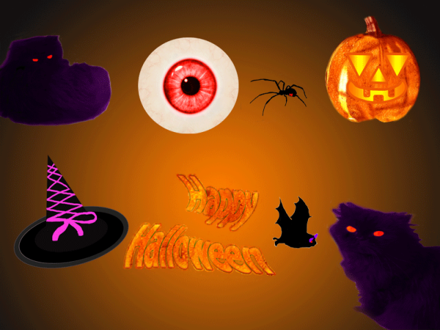 Клипарты "Хэллоуин"