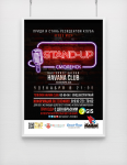 Афиша для Stand Up "Free mic"