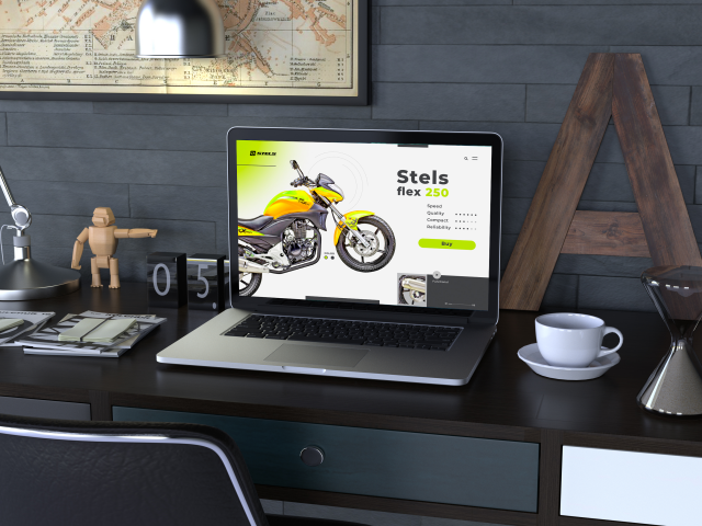 Сайт для магазина Stels