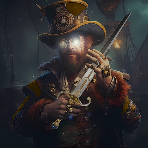 Стимпанк пират