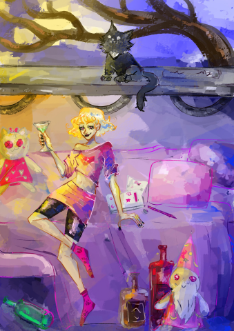 Рокси, персонаж веб-комикса Хоумстак.