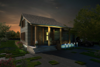 Баня (вечер)