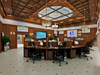 Интерьер банка в классическом стиле