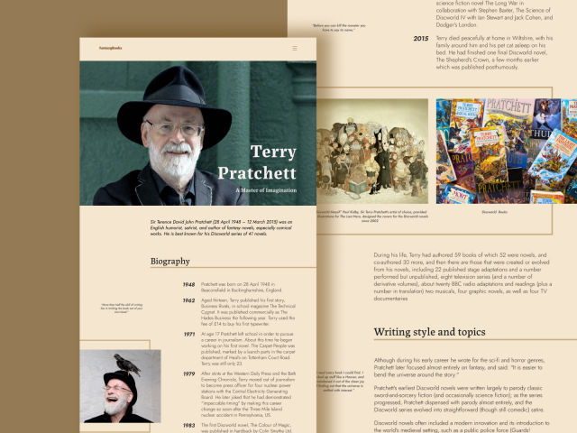 Longread about Terry Pratchett