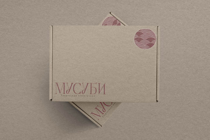 Логотип для творческой мастерской по плетению шнуров "Мусуби"