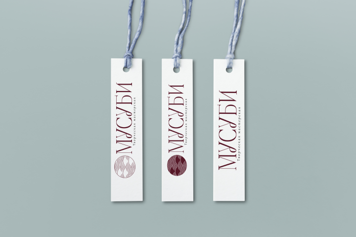 Логотип для творческой мастерской по плетению шнуров "Мусуби"