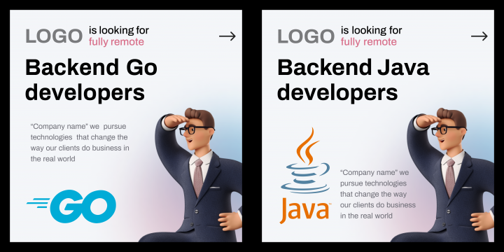 Баннер в инстаграм о веб-разработке