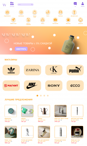 Сайт маркетплейс