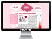 верстка html + css