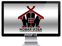 Разработка логотипа строительной компании НОВАЯ ИЗБА