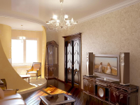 Дизайн гостиной (3d визуализация)